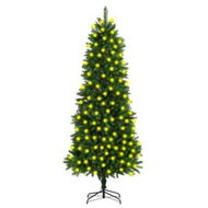 Detailed information about the product Artificial Pre-lit Christmas Tree 240 cm Green