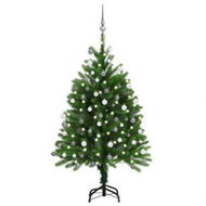 Detailed information about the product Artificial Pre-lit Christmas Tree with Ball Set 120 cm Green