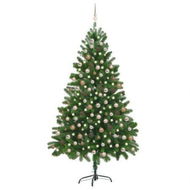 Detailed information about the product Artificial Pre-lit Christmas Tree with Ball Set 210 cm Green