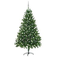 Detailed information about the product Artificial Pre-lit Christmas Tree with Ball Set 210 cm Green