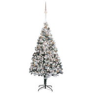 Detailed information about the product Artificial Pre-lit Christmas Tree with Ball Set Green 210 cm PVC