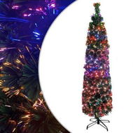 Detailed information about the product Artificial Slim Christmas Tree With Stand 120 Cm Fibre Optic