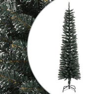 Detailed information about the product Artificial Slim Christmas Tree With Stand Green 180 Cm PVC