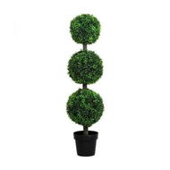 Detailed information about the product Artificial Triple Ball Boxwood Trees