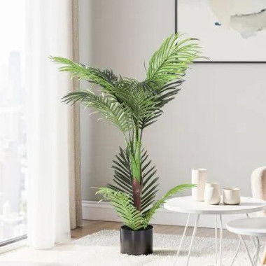 Artiss 100cm Artificial Palm Tree Faux Trees Indoor Decor Artificial Plants Lifelike Plant
