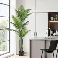 Detailed information about the product Artiss 180cm Artificial Palm Tree Faux Trees Indoor Decor Artificial Plants Lifelike Plant 1.8M