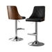 Artiss 2X Bar Stool Wood Swivel Adjustable Kitchen Counter Stool Leather Black. Available at Crazy Sales for $279.95