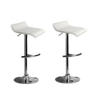 Detailed information about the product Artiss 2x Bar Stools Adjustable Gas Lift Chairs White