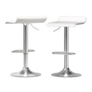 Detailed information about the product Artiss 2x Bar Stools Faux Leather Chair White