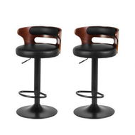 Detailed information about the product Artiss 2x Bar Stools Gas Lift Faux Leather