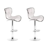 Detailed information about the product Artiss 2x Bar Stools Gas Lift Leather Seat White