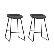 Detailed information about the product Artiss 2x Bar Stools Kitchen Dining Chairs Counter Stool PU Leather Metal