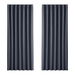 Artiss 2X Blockout Curtains Eyelet 240x230cm Charcoal. Available at Crazy Sales for $54.95