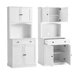 Artiss 2x Buffet Sideboard Hutch Pantry Cabinet Kitchen Storage BEINI White. Available at Crazy Sales for $499.95