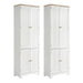 Artiss 2x Buffet Sideboard Pantry Cabinet Cupboard 6-Tiers Storage Shelves BERNE. Available at Crazy Sales for $559.95