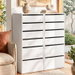 Artiss 2x Chest of 6 Drawers Dresser Tallboy White. Available at Crazy Sales for $259.95