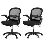 Detailed information about the product Artiss 2x Mesh Office Chair Computer Gaming Desk Chairs Work Study Mid Back