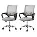Artiss 2x Mesh Office Chair Mid Back Grey. Available at Crazy Sales for $114.95