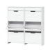 Artiss 2x Shoe Cabinet Organiser 3 Flip Drawer High Gloss White. Available at Crazy Sales for $254.95