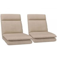 Detailed information about the product Artiss 2XFloor Chair Sofa Linen Beige