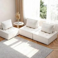 Detailed information about the product Artiss 3 Floor Sofa Lounge Chair with Pillow