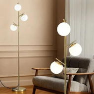 Detailed information about the product Artiss 3-Light Tree Floor Lamp 165cm Tall Standing Light with Sphere Glass Shades for Modern Homes