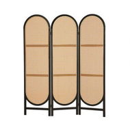 Detailed information about the product Artiss 3 Panel Room Divider Screen 151x180cm Rattan Brown