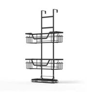 Detailed information about the product Artiss 3 Tier Over The Door Shower Caddy Hanging Bathroom Storage Organizer