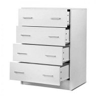 Detailed information about the product Artiss 4 Chest of Drawers - ANDES White