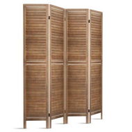 Detailed information about the product Artiss 4 Panel Room Divider 160x170cm Screen Privacy Wood Foldable Stand Oak