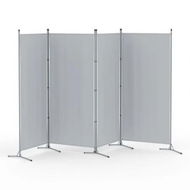 Detailed information about the product Artiss 4 Panel Room Divider Screen 345x180cm Fabric Grey