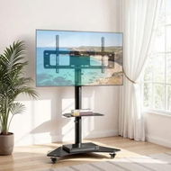 Detailed information about the product Artiss 40-100 TV Stand Mount Bracket Universal Adjustable Height with Wheels