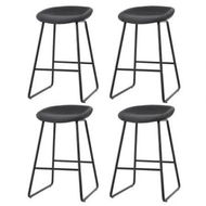 Detailed information about the product Artiss 4x Bar Stools Kitchen Dining Chairs Counter Stool PU Leather Metal