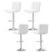 Artiss 4x Bar Stools Leather Gas Lift White. Available at Crazy Sales for $209.95