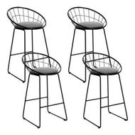 Detailed information about the product Artiss 4x Bar Stools Padded Seat Metal