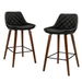 Artiss 4x Bar Stools PU Seat Wooden. Available at Crazy Sales for $389.95