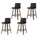 Artiss 4x Bar Stools Swivel Leather Padded Wooden. Available at Crazy Sales for $459.95