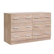 Detailed information about the product Artiss 6 Chest of Drawers - VEDA Pine