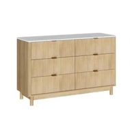 Detailed information about the product Artiss 6 Chest of Drawers Dresser Table Pine