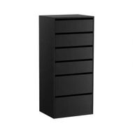 Detailed information about the product Artiss 6 Chest of Drawers Dresser Tallboy Black