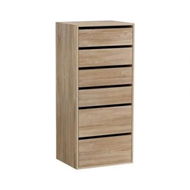 Detailed information about the product Artiss 6 Chest of Drawers Dresser Tallboy Pine