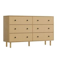 Detailed information about the product Artiss 6 Chest of Drawers Tallboy Cabinet - RUTH Pine