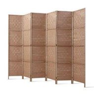 Detailed information about the product Artiss 6 Panel Room Divider Screen Privacy Timber Foldable Dividers Stand Natural