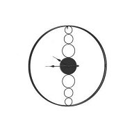 Detailed information about the product Artiss 75cm Wall Clock Large No Numeral Round Black