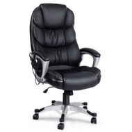 Detailed information about the product Artiss 8 Point Massage Office Chair Heated Seat PU Black