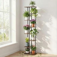 Detailed information about the product Artiss 8 Tiers Plant Stand Metal Flower Pots Shelf Indoor Outdoor Garden Home