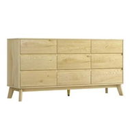 Detailed information about the product Artiss 9 Chest of Drawers Tallboy Cabinet - XAVI Pine