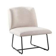 Detailed information about the product Artiss Accent Chair Armchair Cross Leg Beige
