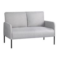 Detailed information about the product Artiss Armchair 2-Seater Sofa Pillow Linen Grey