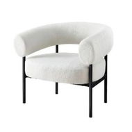 Detailed information about the product Artiss Armchair Accent Chair Curved Boucle White